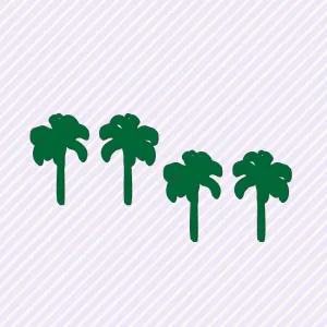 © Ceylon Palm Charms - Two Pairs
