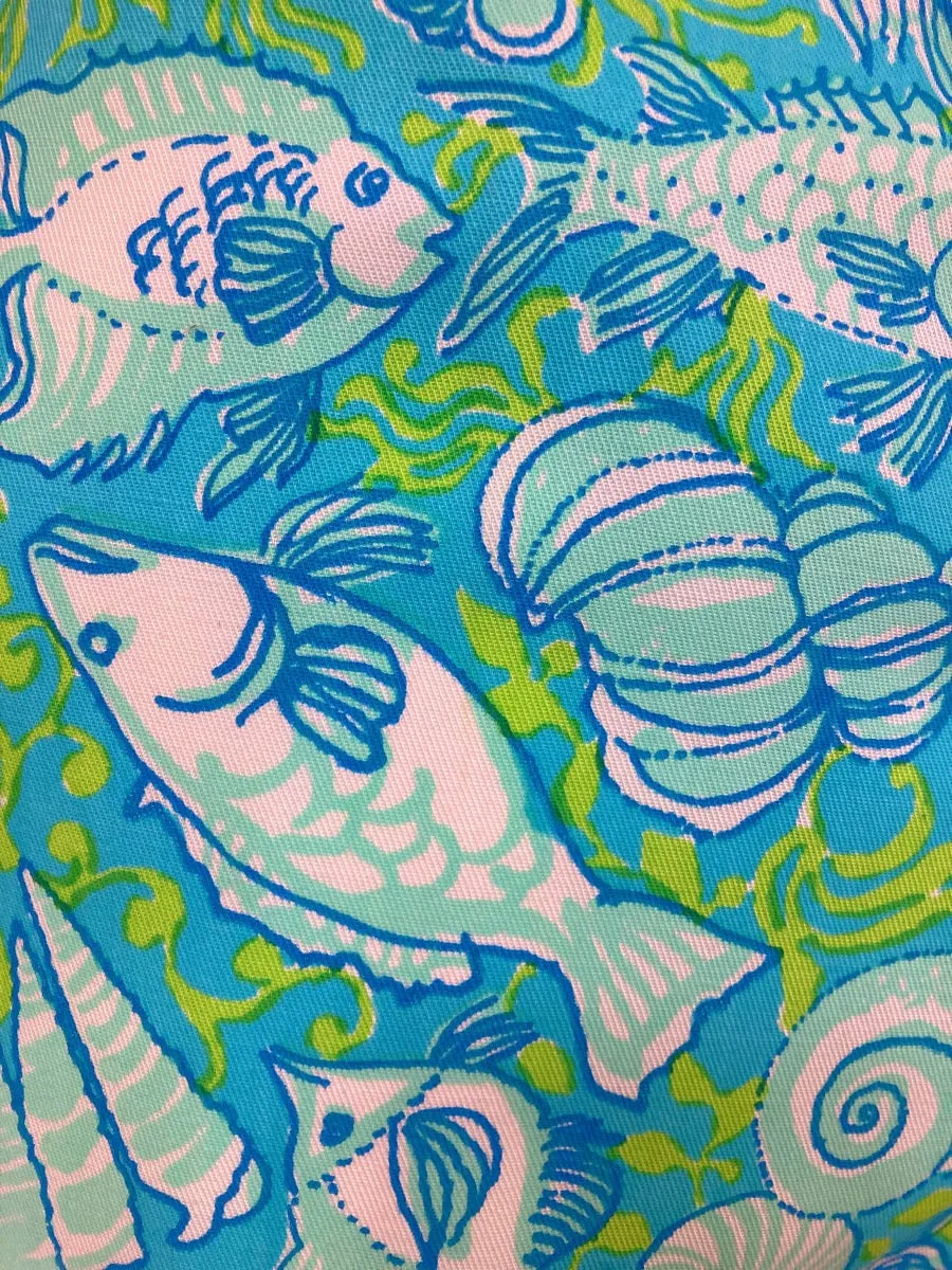 1960's Lilly Pulitzer Men's Stuff Fish Trousers
