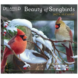 2025 Delafield Wall Calendar - Beauty of Songbirds