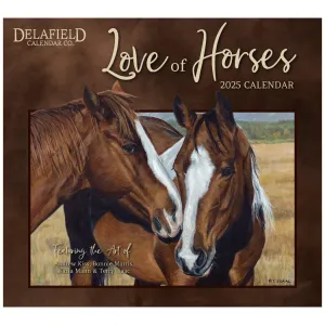 2025 Delafield Wall Calendar - Love of Horses