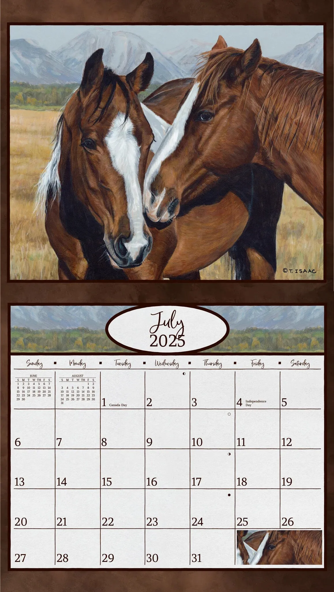 2025 Delafield Wall Calendar - Love of Horses