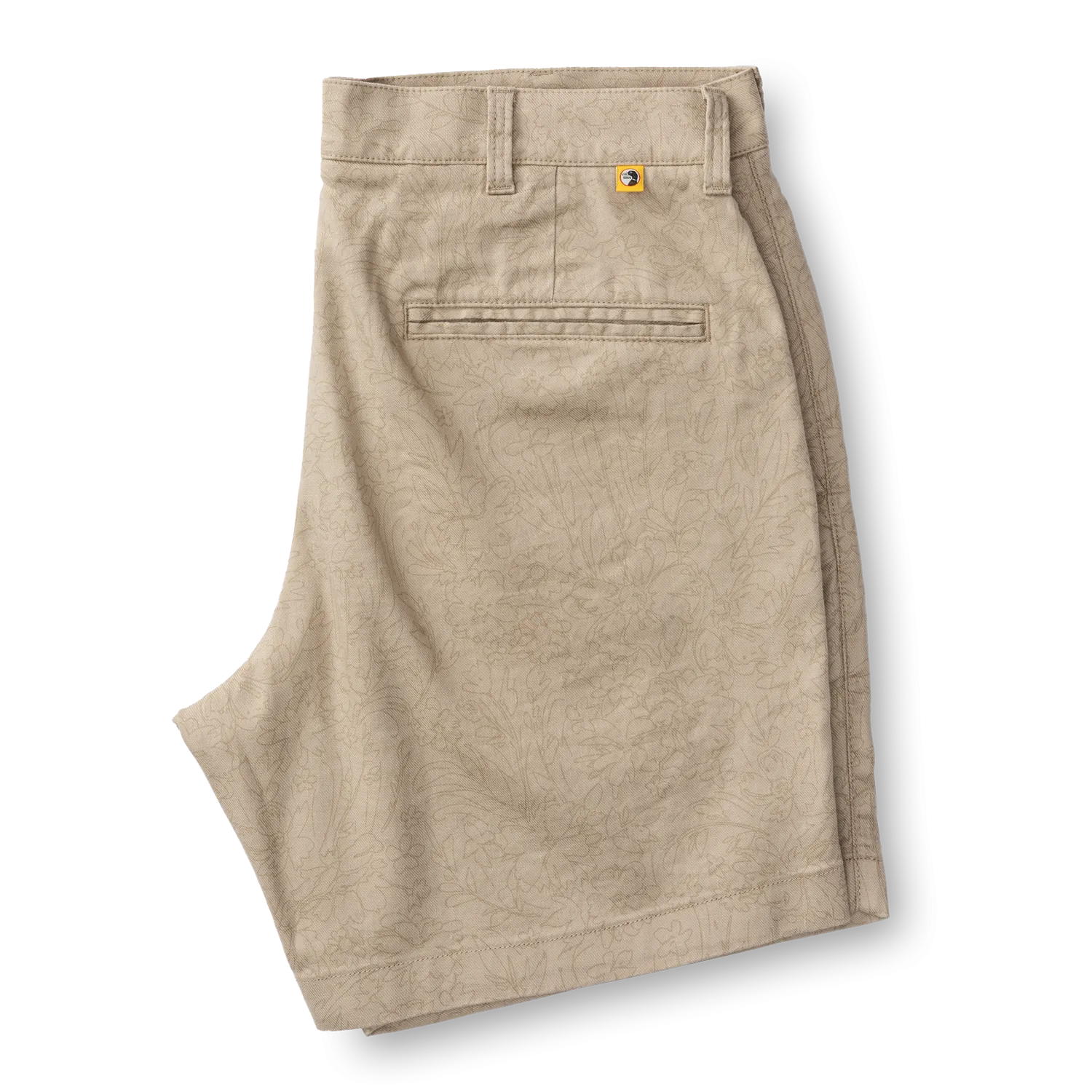 7" Linen Gold School Chino Short