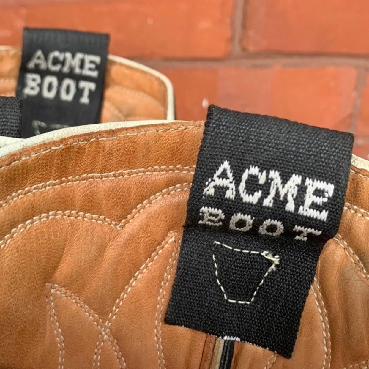 ACME Vintage 1950’s Black Cowboy Western Boots