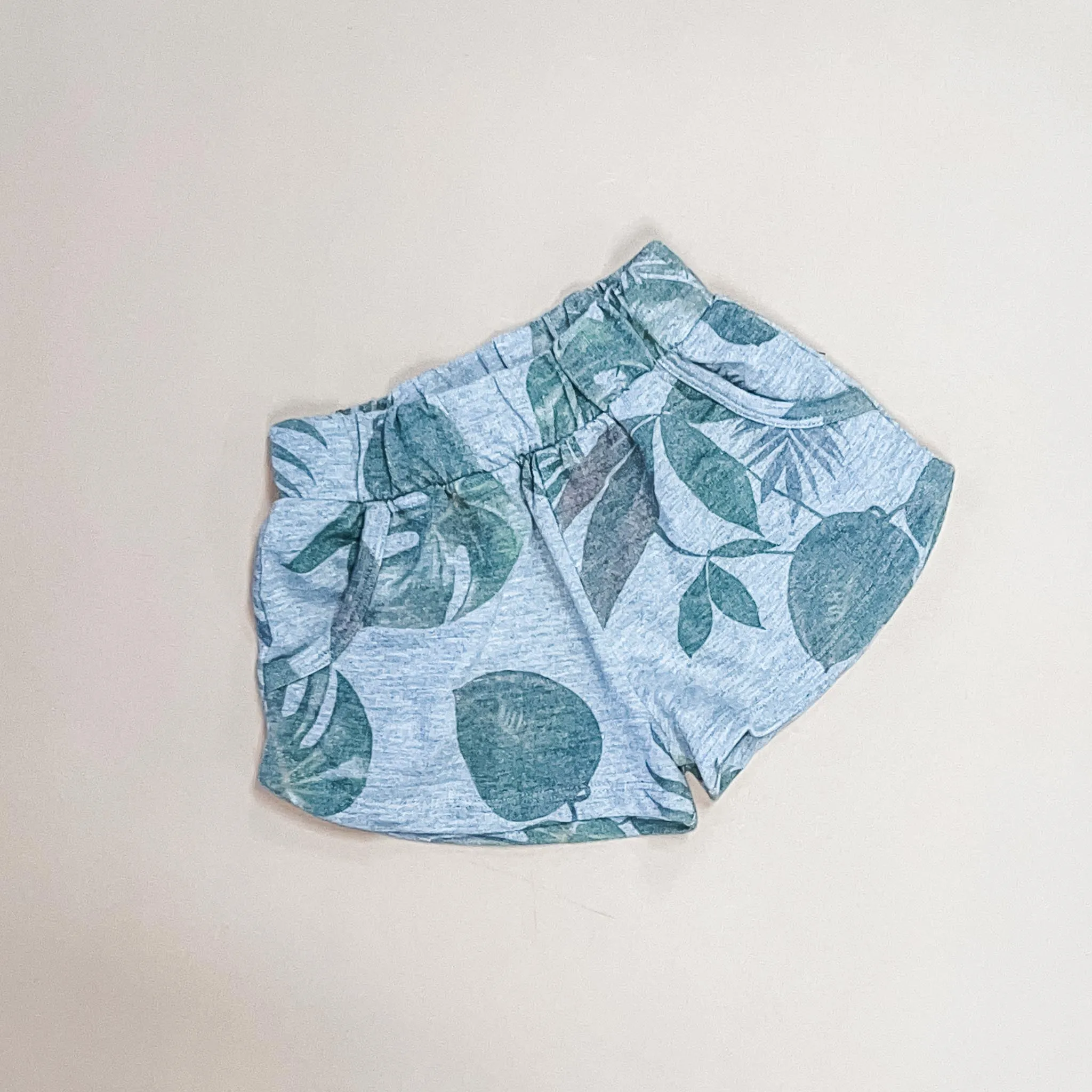 Amal-Palm shorts | Heather