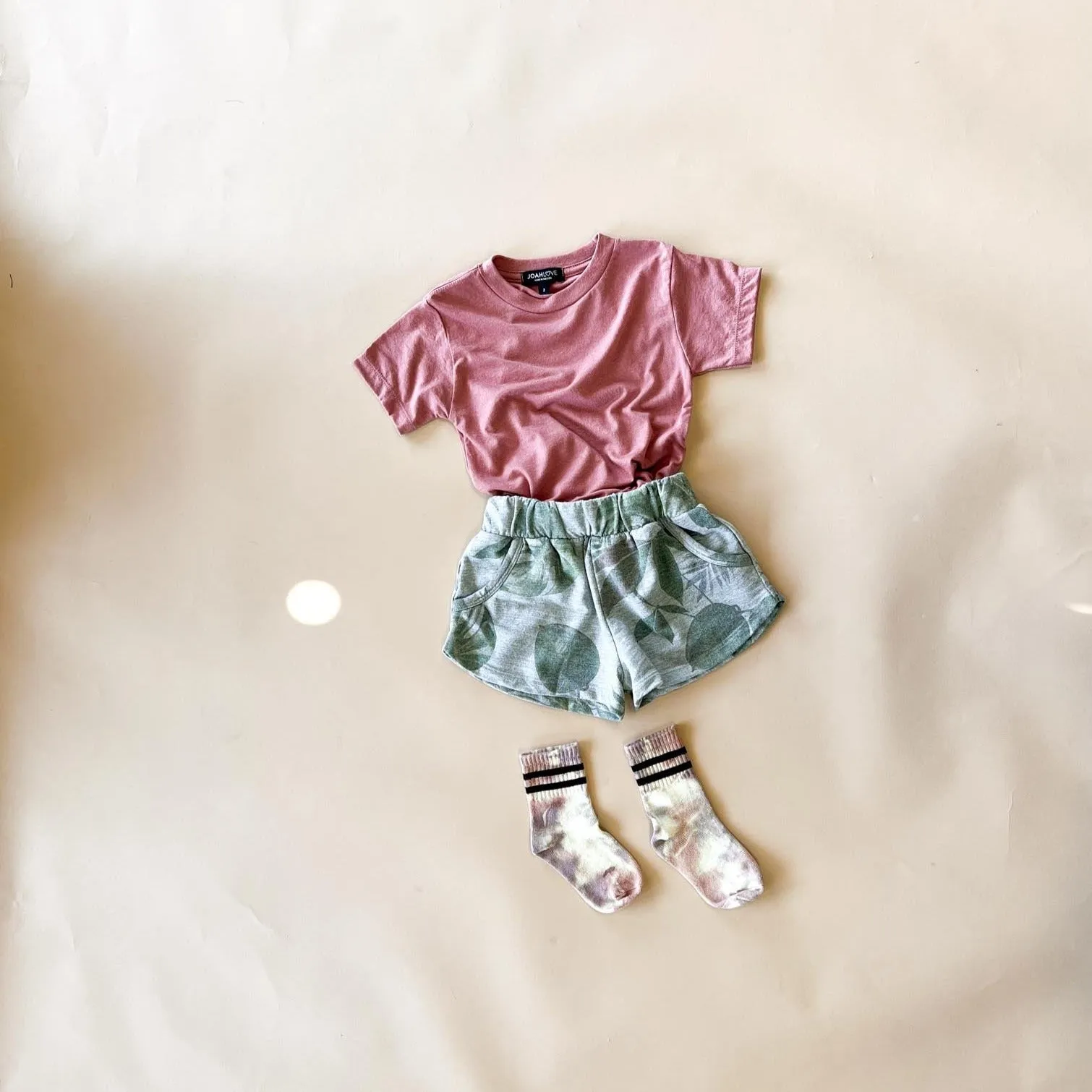 Amal-Palm shorts | Heather