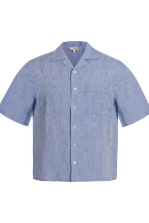 ASHER HOLIDAY SHIRT - SKY WASH
