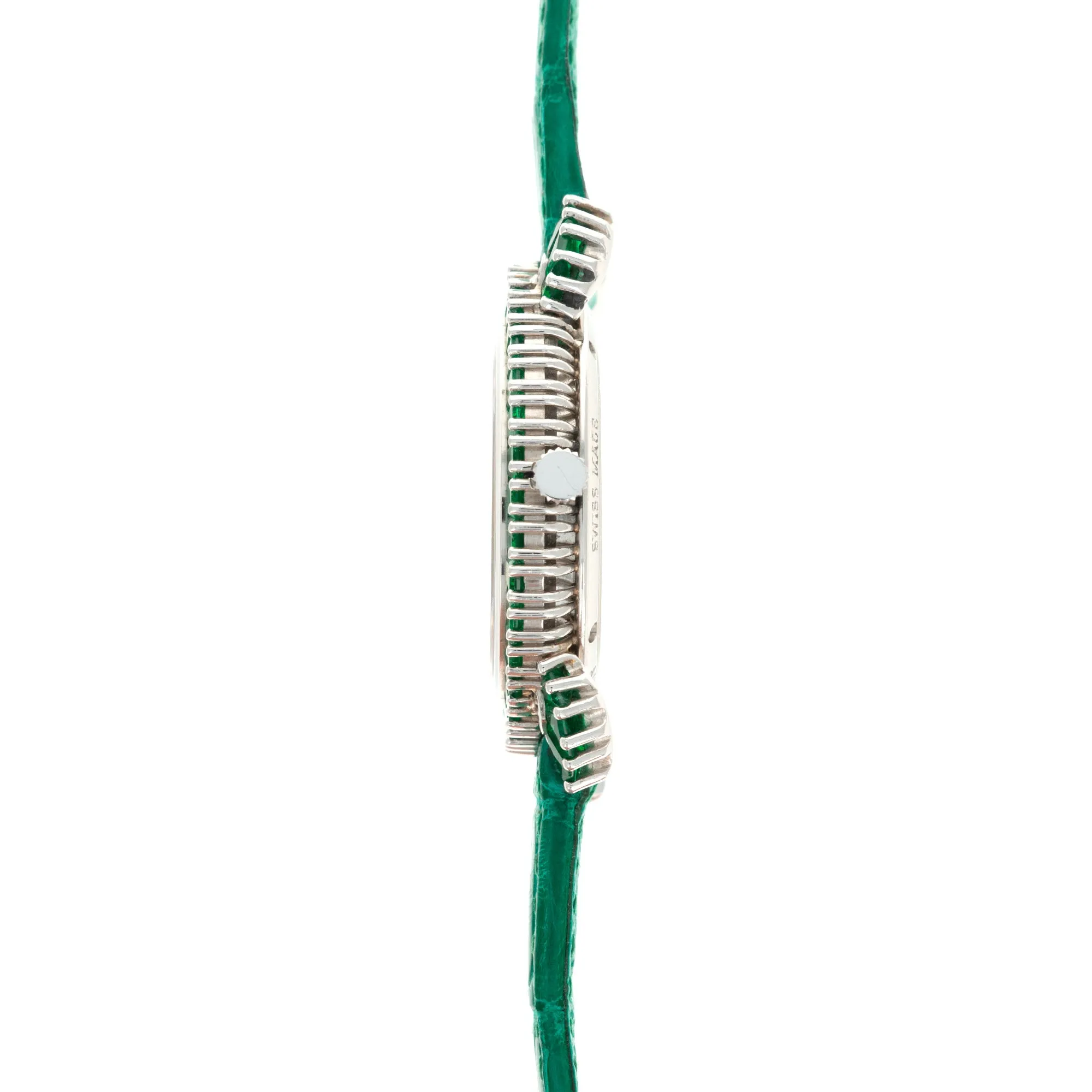 Audemars Piguet Skeletonized Emerald Diamond Watch, Piece Unique