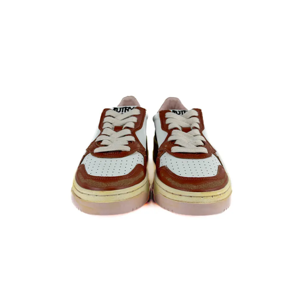 Autry - Super Vintage Low AVLW CL01 (White/Brown/Pink)