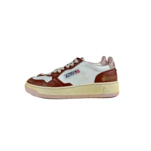 Autry - Super Vintage Low AVLW CL01 (White/Brown/Pink)