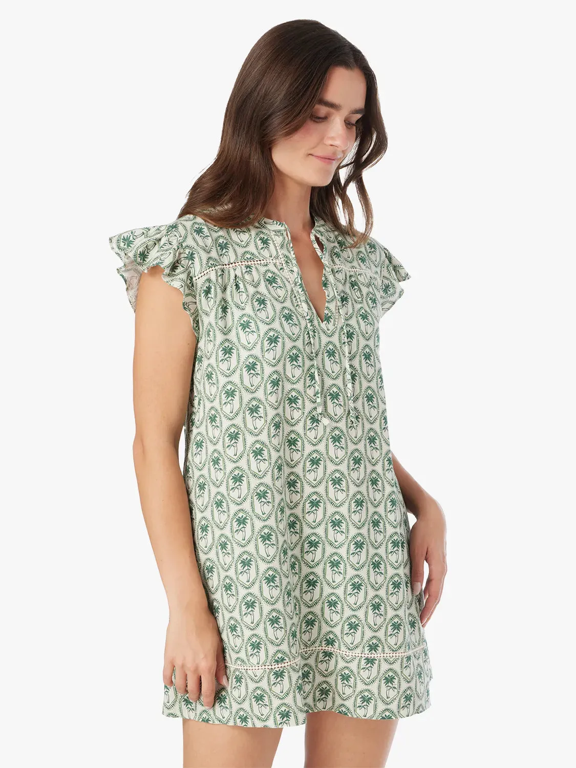 Avalon Dress | Palm Tiles