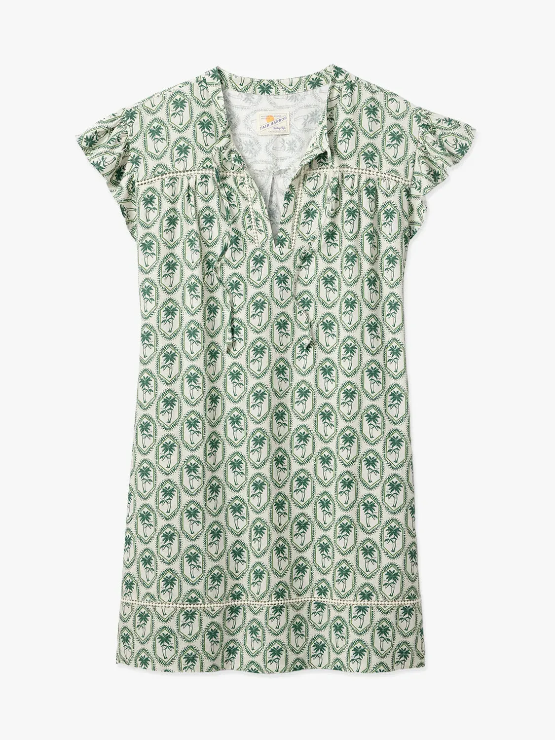 Avalon Dress | Palm Tiles