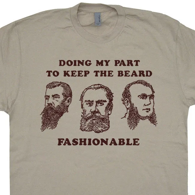 Beard T Shirts Funny beard T Shirt Vintage Beard T Shirt