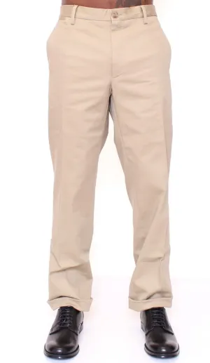 Beige GEORGE Pleated Logo Dress Pants