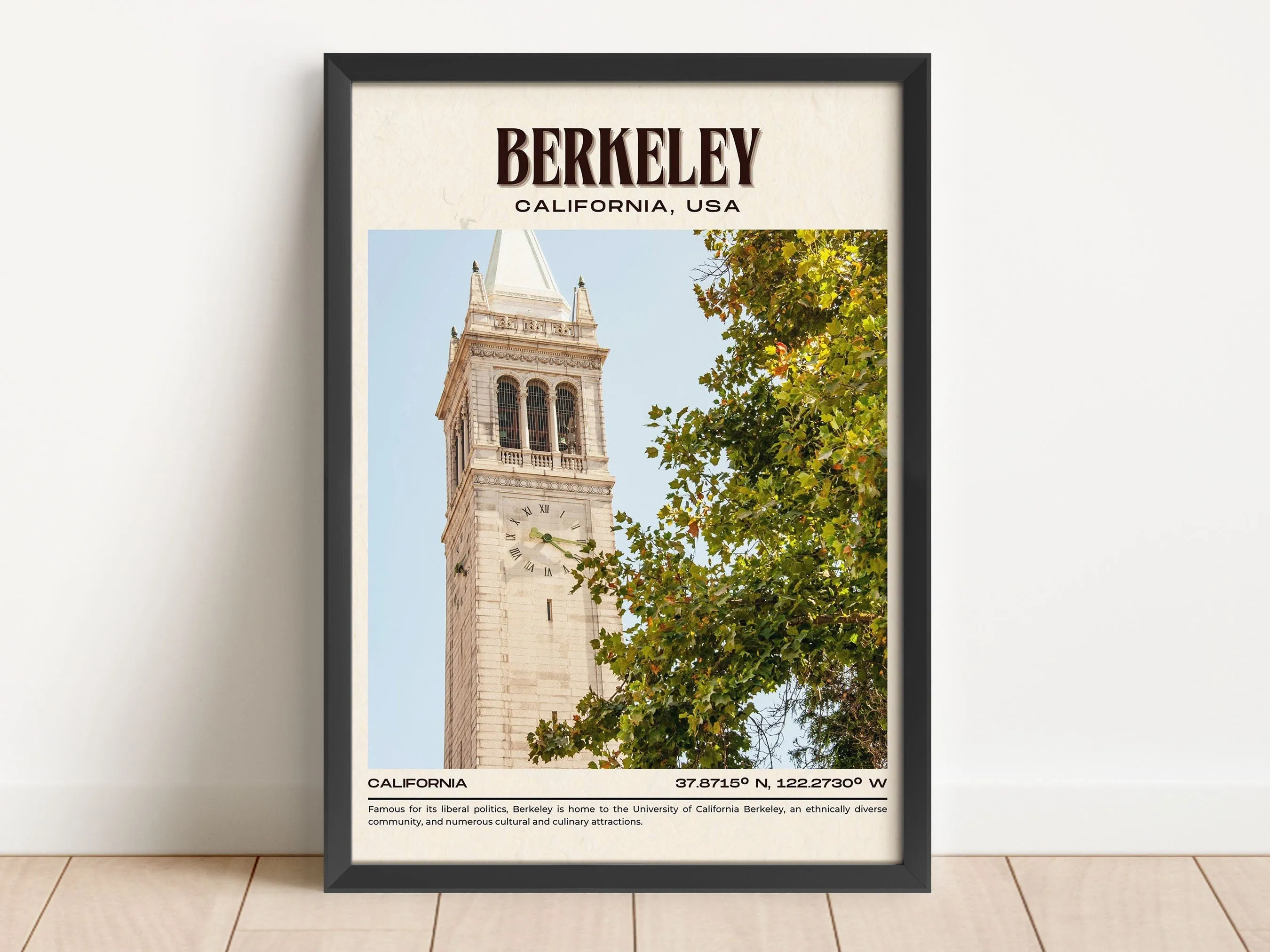 Berkeley Vintage Wall Art, California, USA