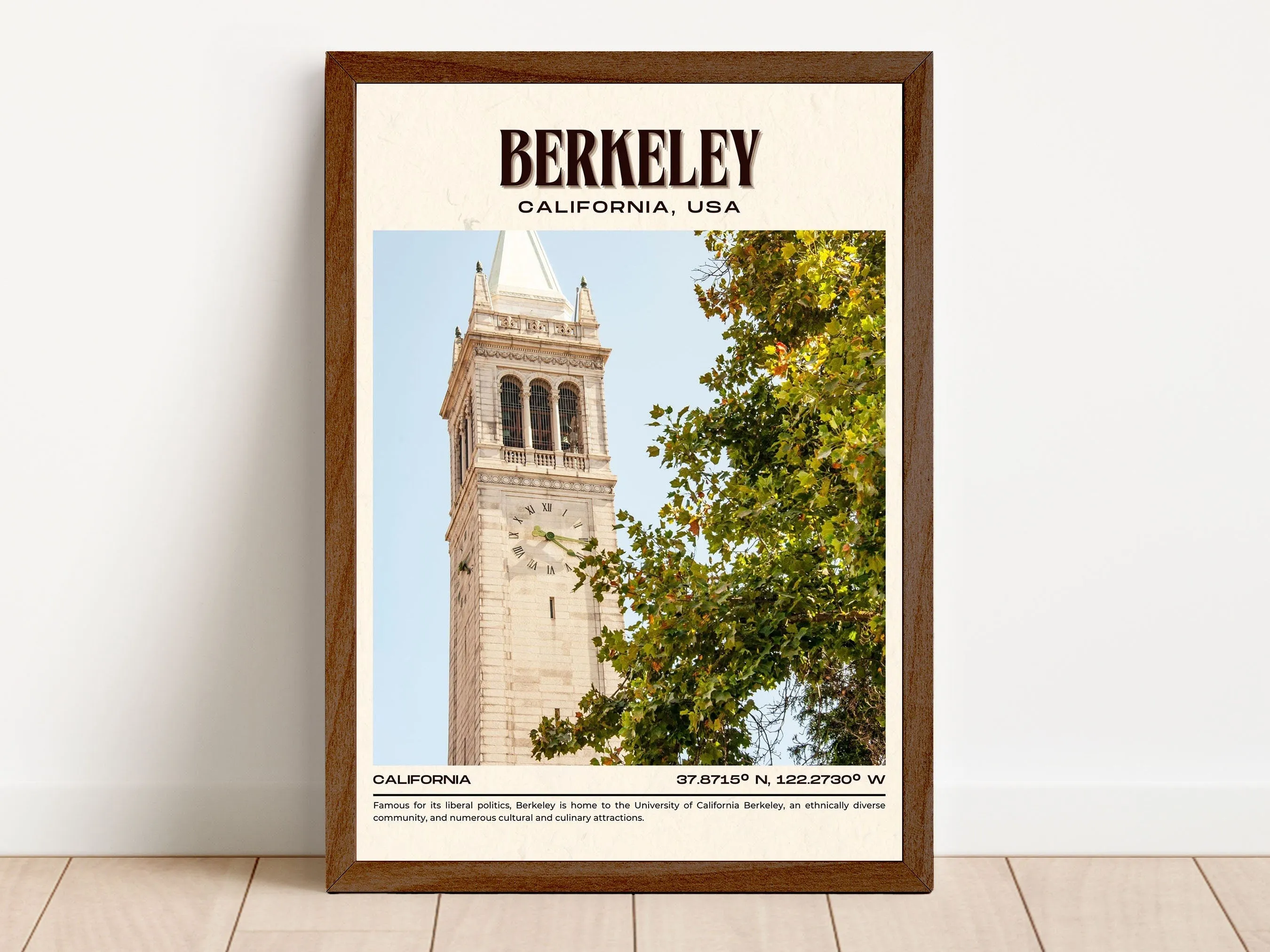 Berkeley Vintage Wall Art, California, USA