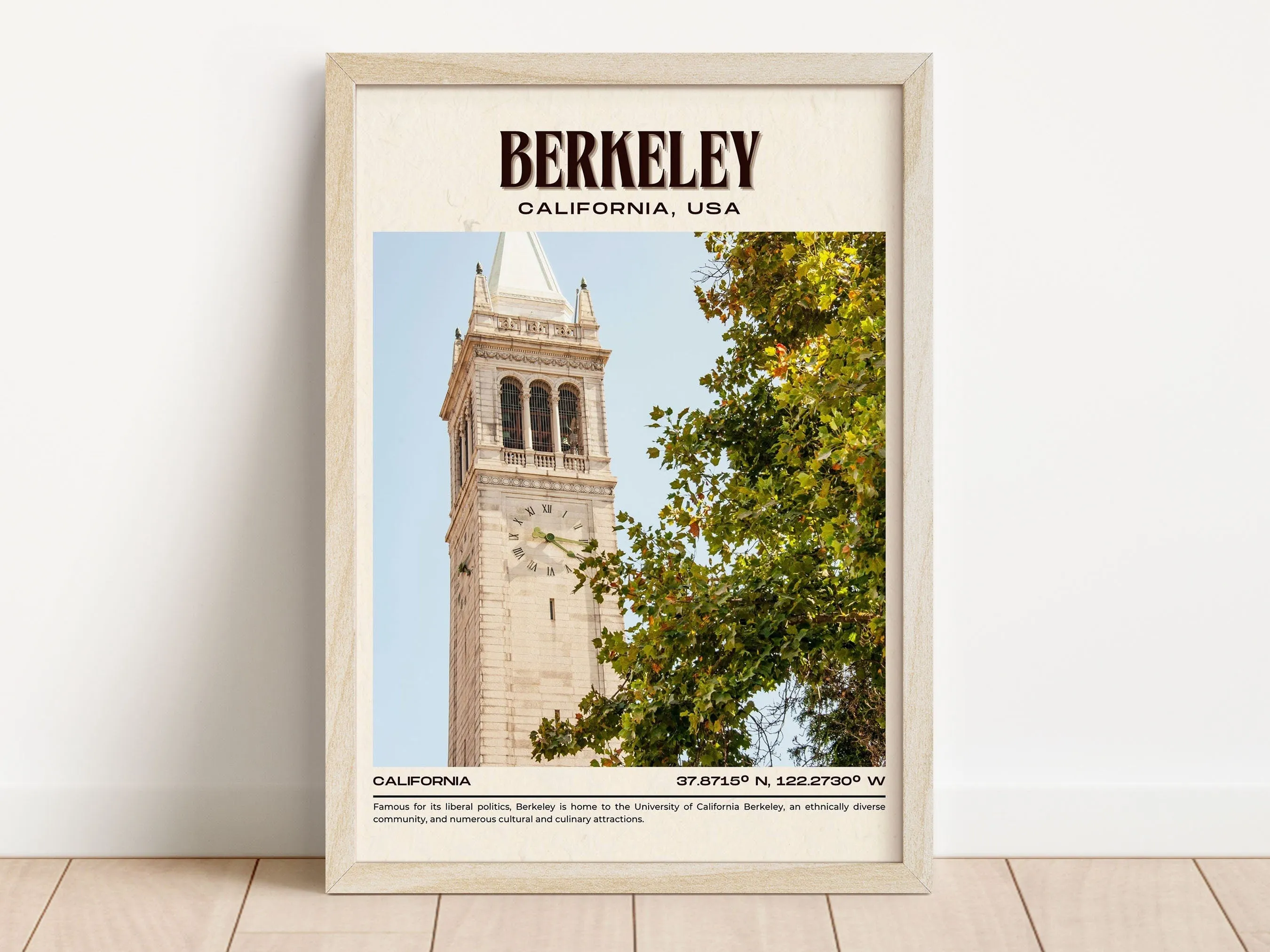 Berkeley Vintage Wall Art, California, USA