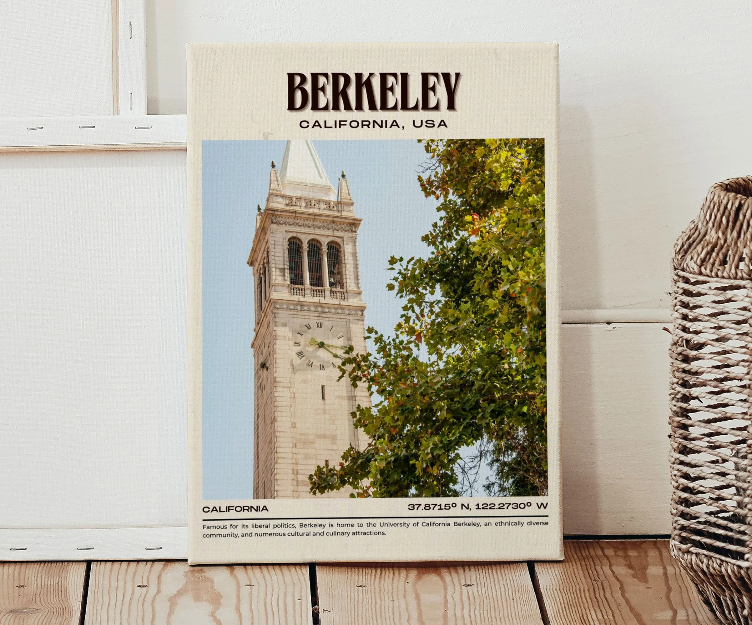 Berkeley Vintage Wall Art, California, USA