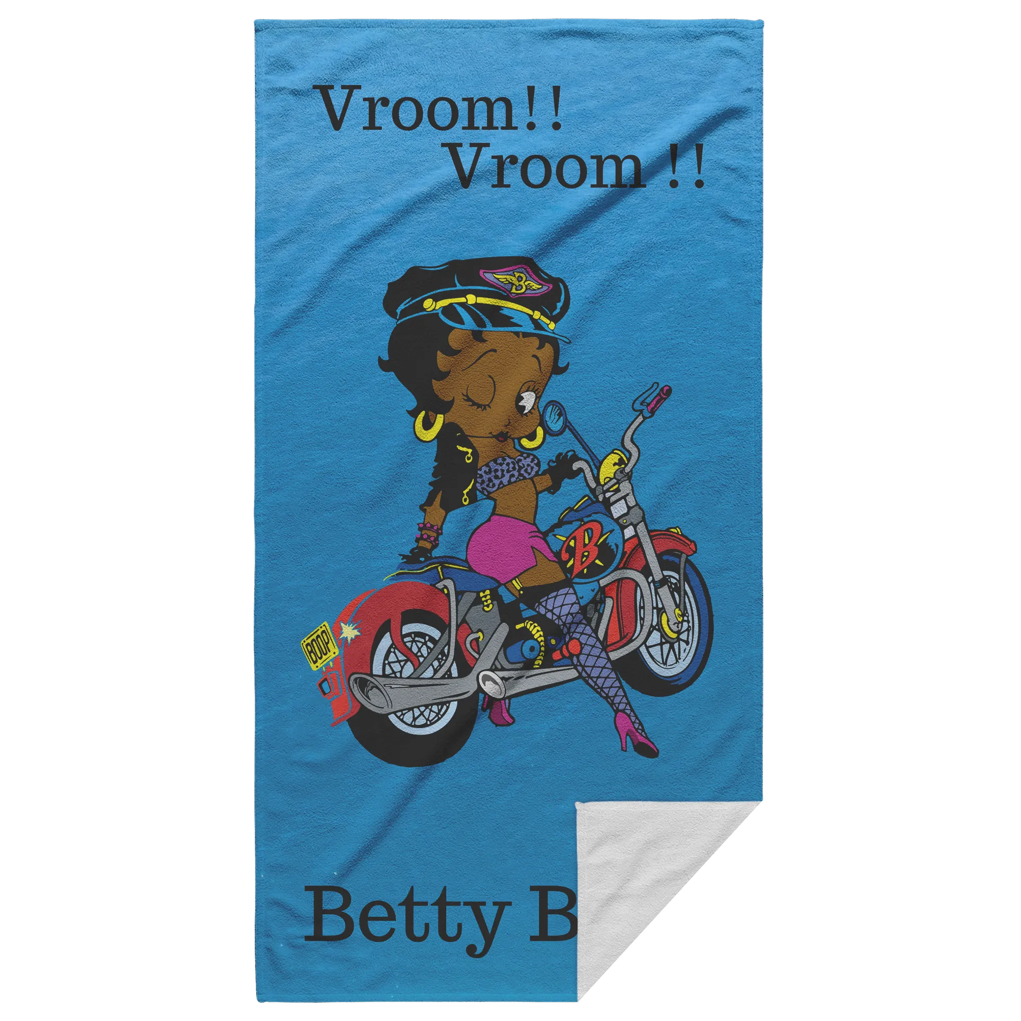 Betty Boop | Afro Girl | Betty Boop Merchandise | Betty Beach Towel | Vacation | Travel