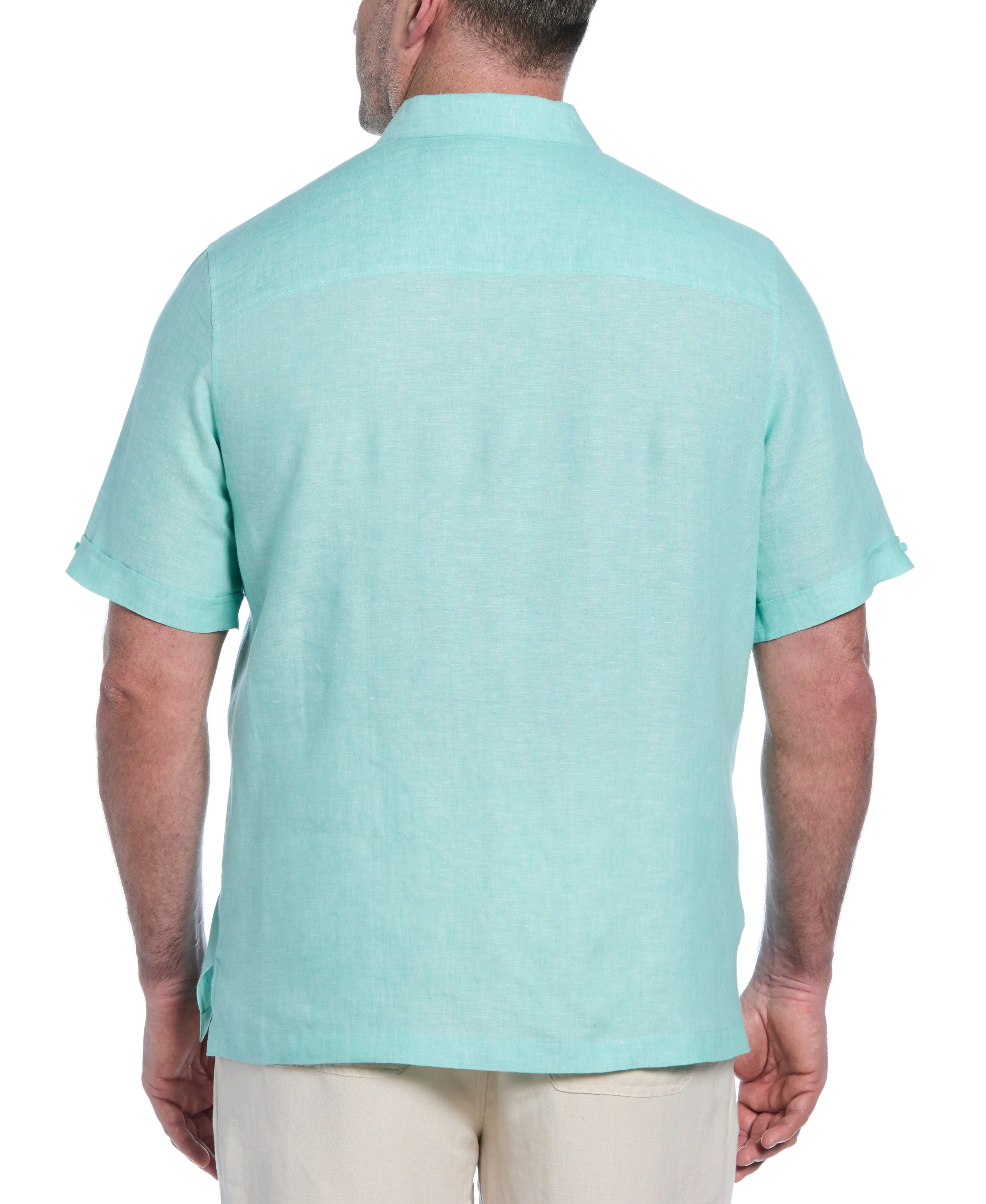 Big & Tall Classic Two-Tone Linen Shirt