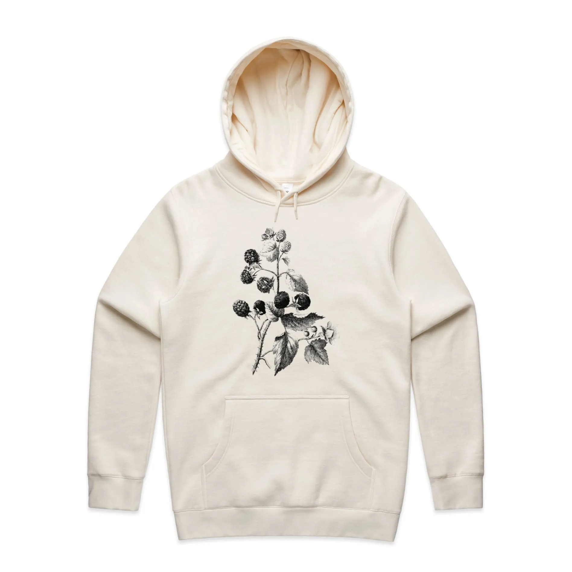 Blackberry Illustration – Men's Hooded Sweatshirt