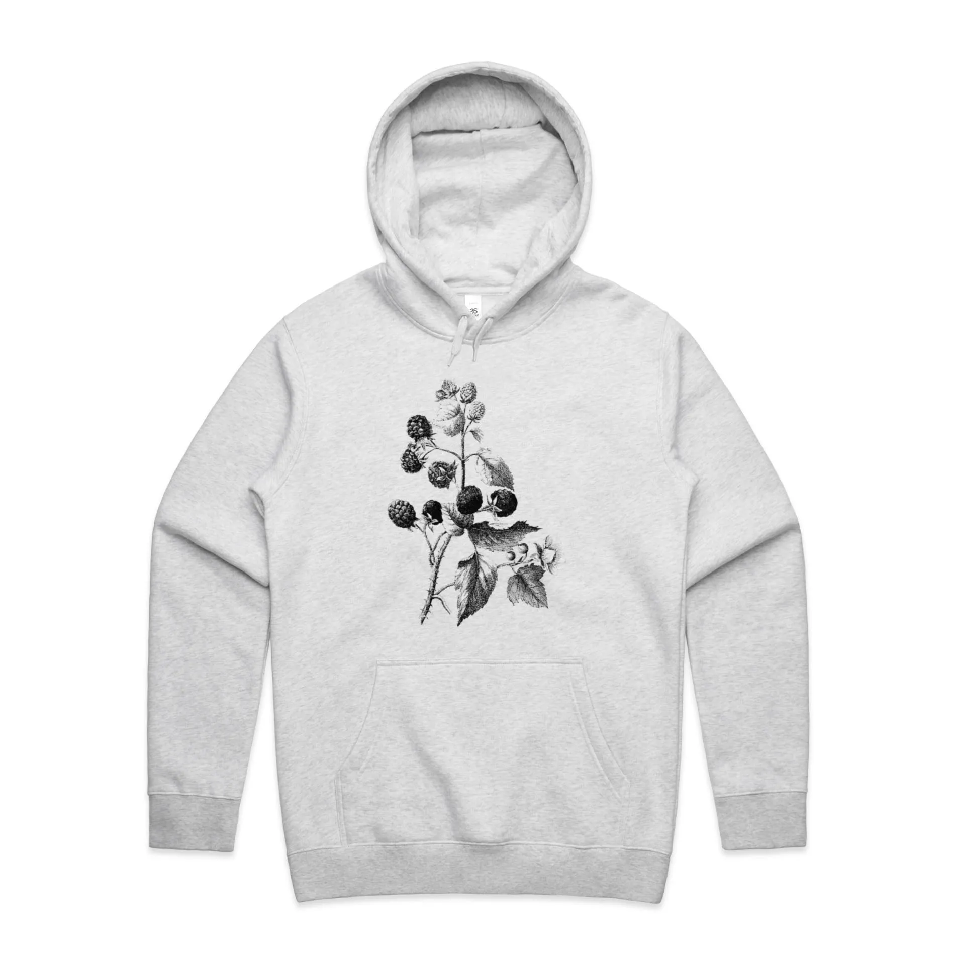 Blackberry Illustration – Men's Hooded Sweatshirt
