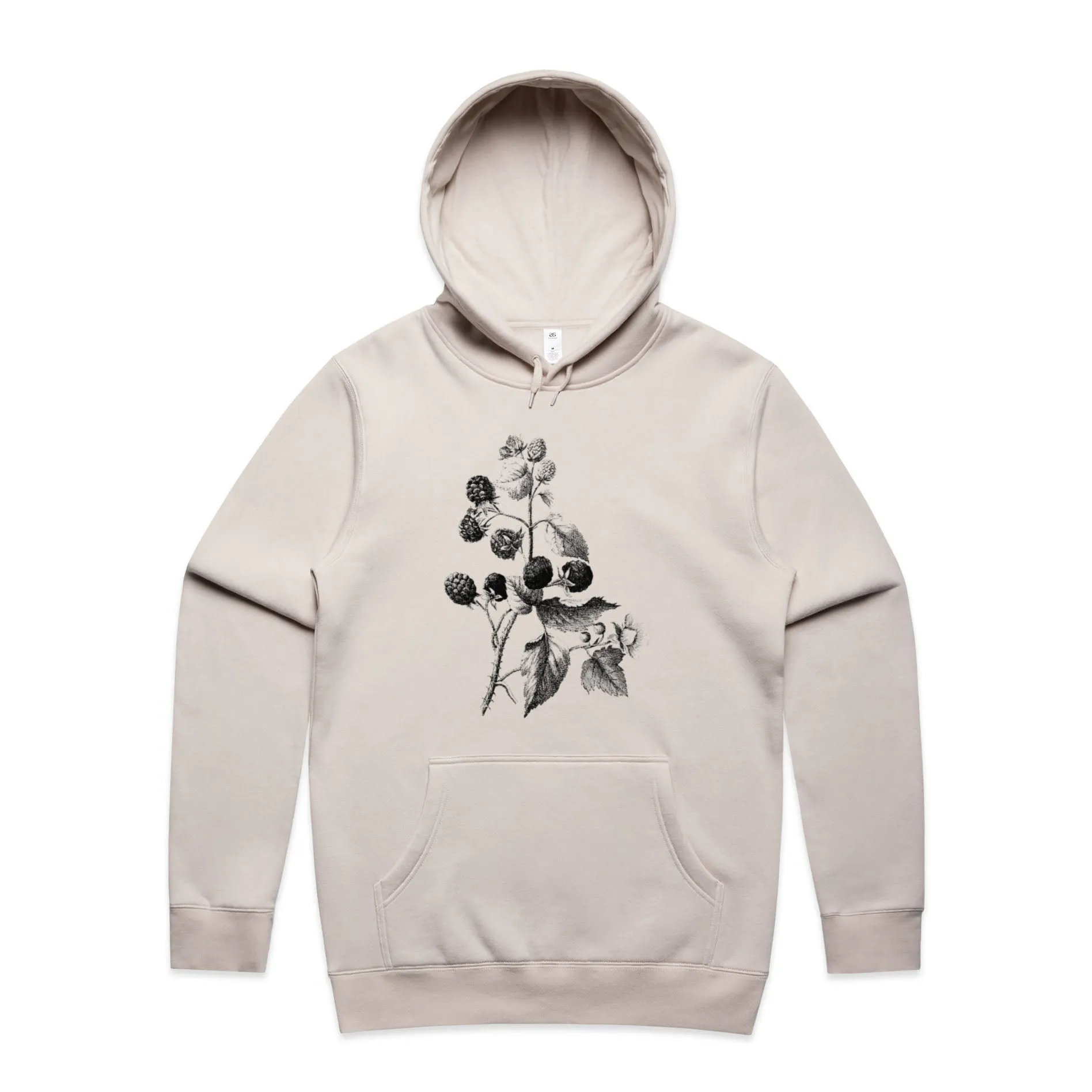 Blackberry Illustration – Men's Hooded Sweatshirt