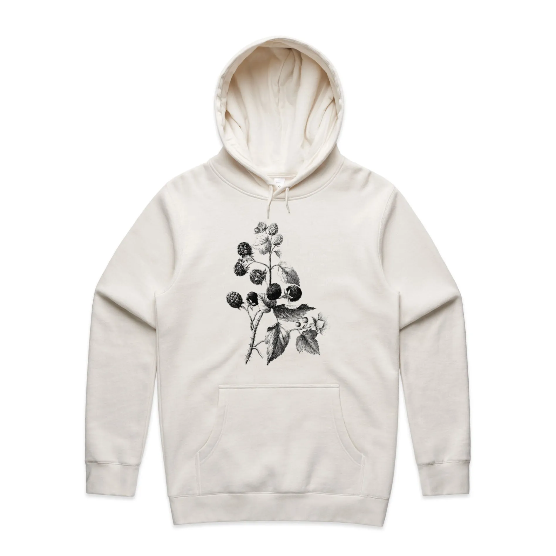 Blackberry Illustration – Men's Hooded Sweatshirt