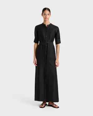 Bormio Shirtdress - Black