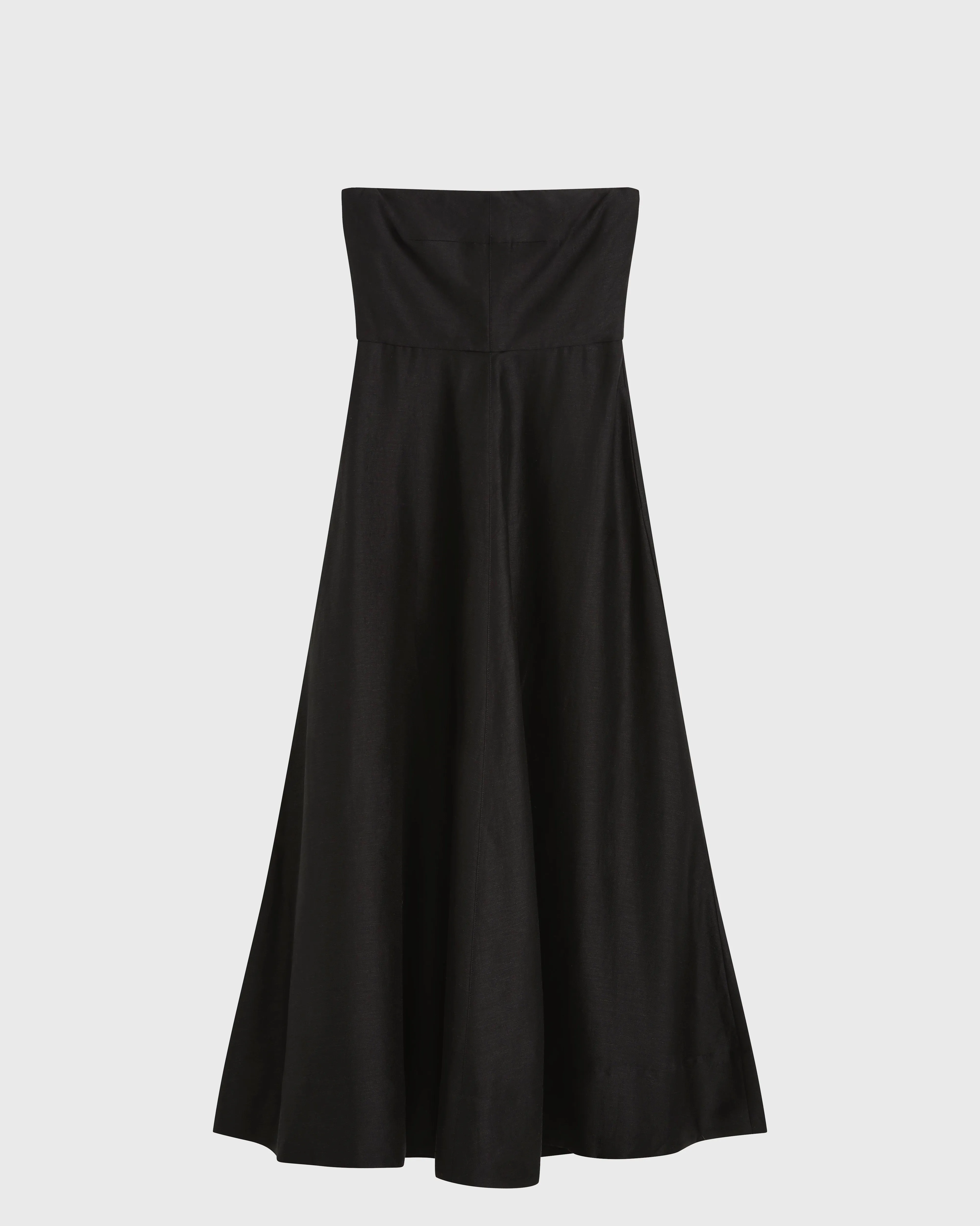 Bormio Strapless Maxi Dress - Black
