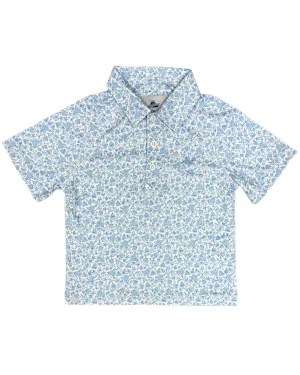 Boy's Printed Polo - Beach Print
