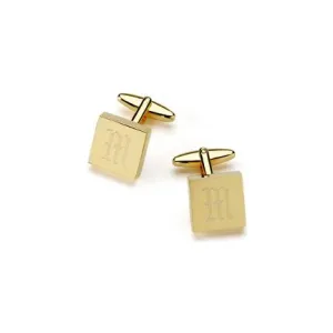 Brass Square Cuff Links