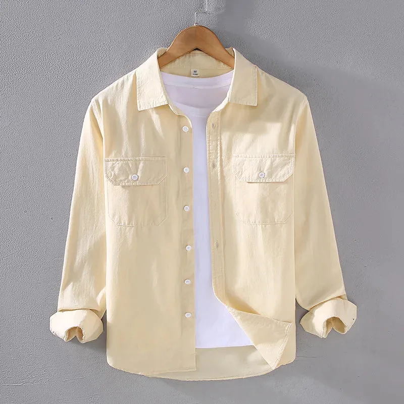 Brayven Linen™ Casual Cargo Shirt