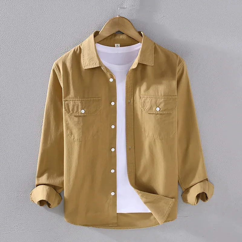 Brayven Linen™ Casual Cargo Shirt