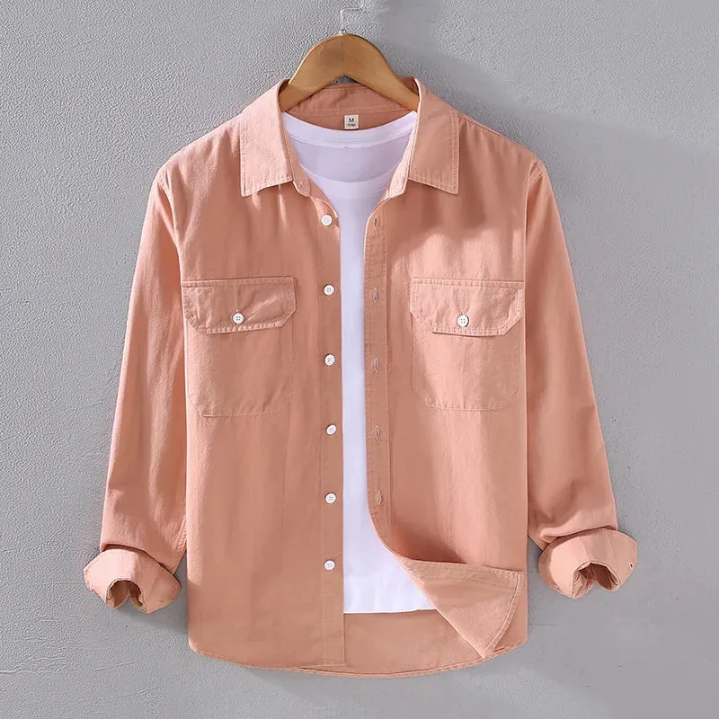 Brayven Linen™ Casual Cargo Shirt