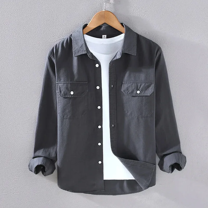 Brayven Linen™ Casual Cargo Shirt