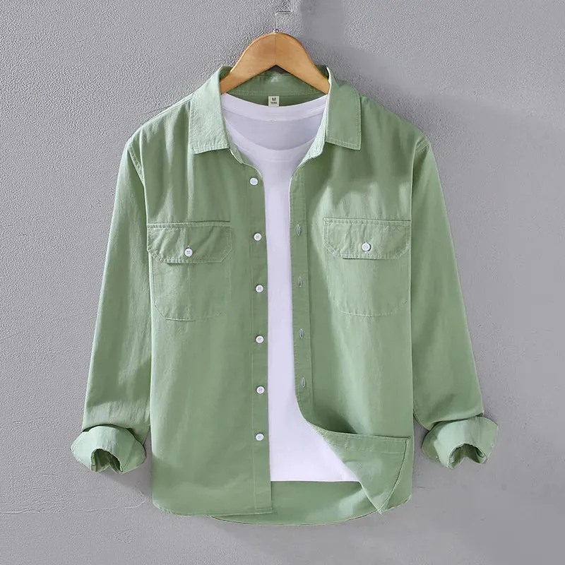 Brayven Linen™ Casual Cargo Shirt