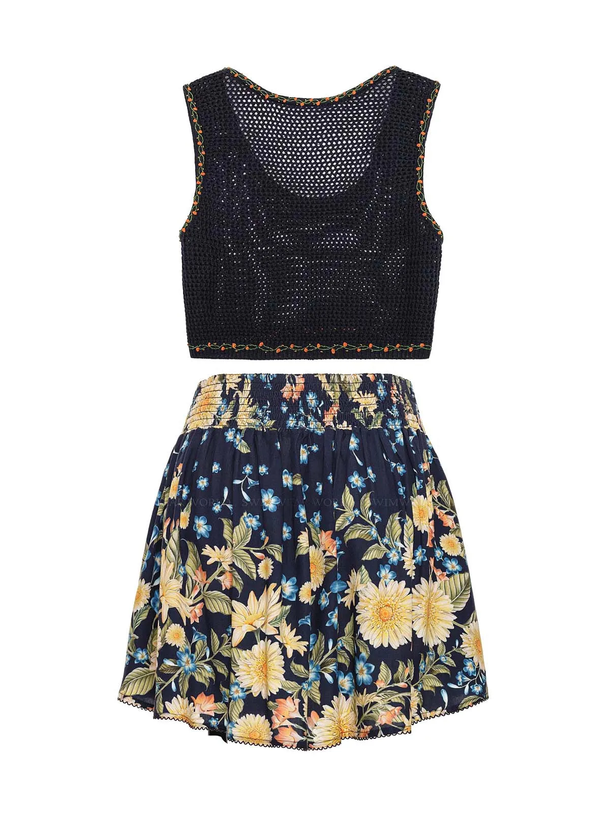 Brit Shirt-Violet Skirt ::RET