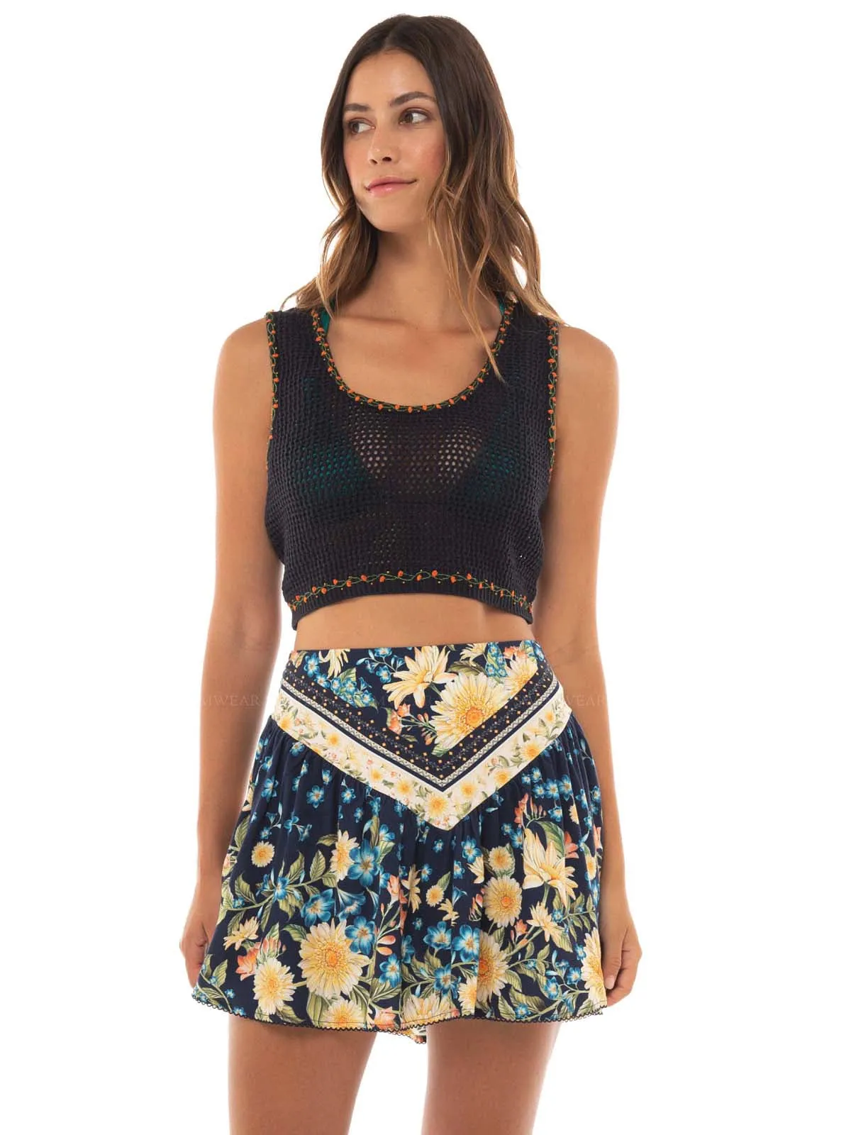 Brit Shirt-Violet Skirt ::RET