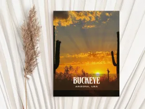 Buckeye Retro Wall Art, Arizona, USA