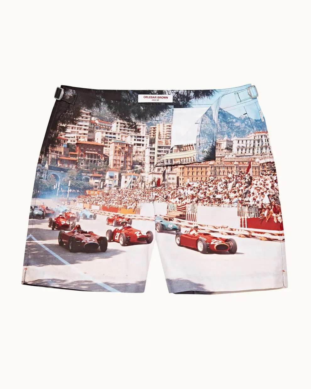 BULLDOG PRINTED SWIM SHORT - START YOUR ENGINES