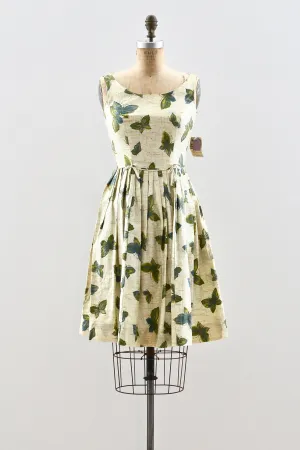 Butterfly Print Dress / XS