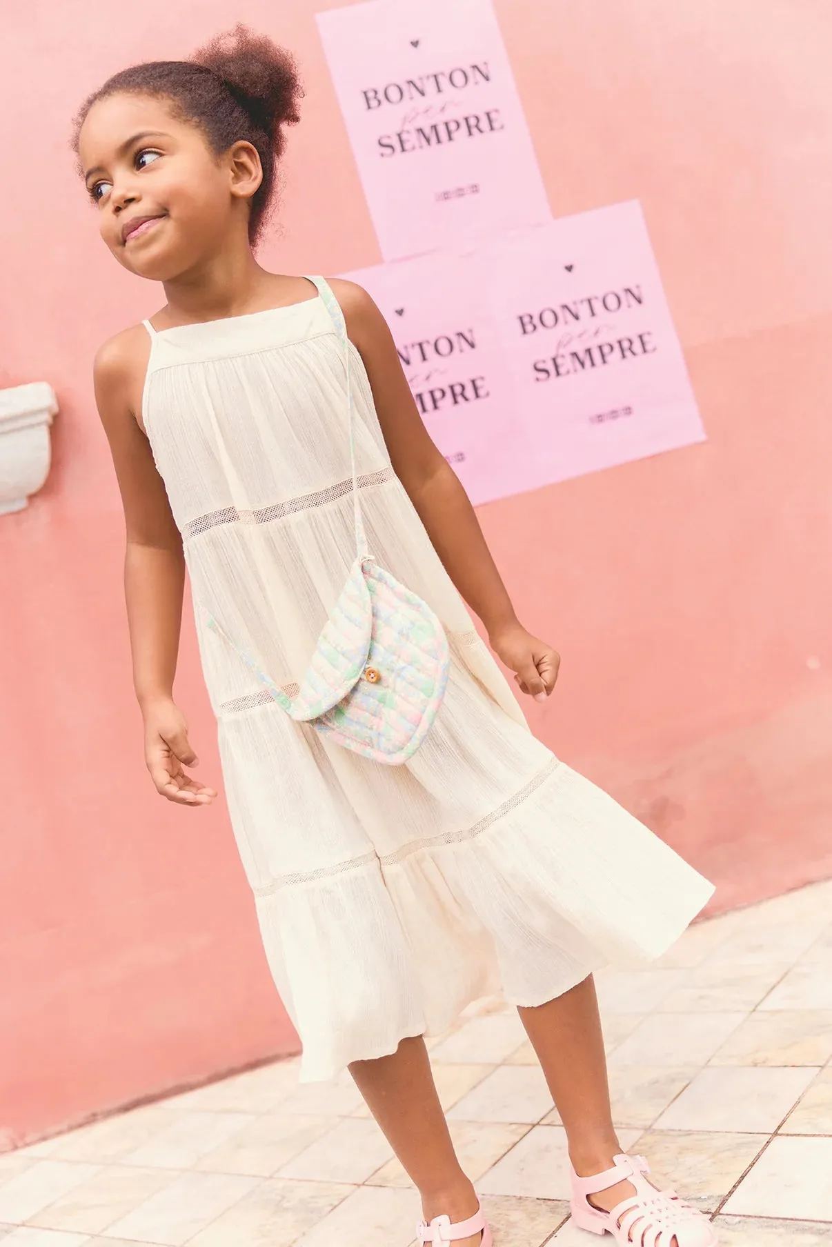 Calypso Panna Cotta Lace Dress