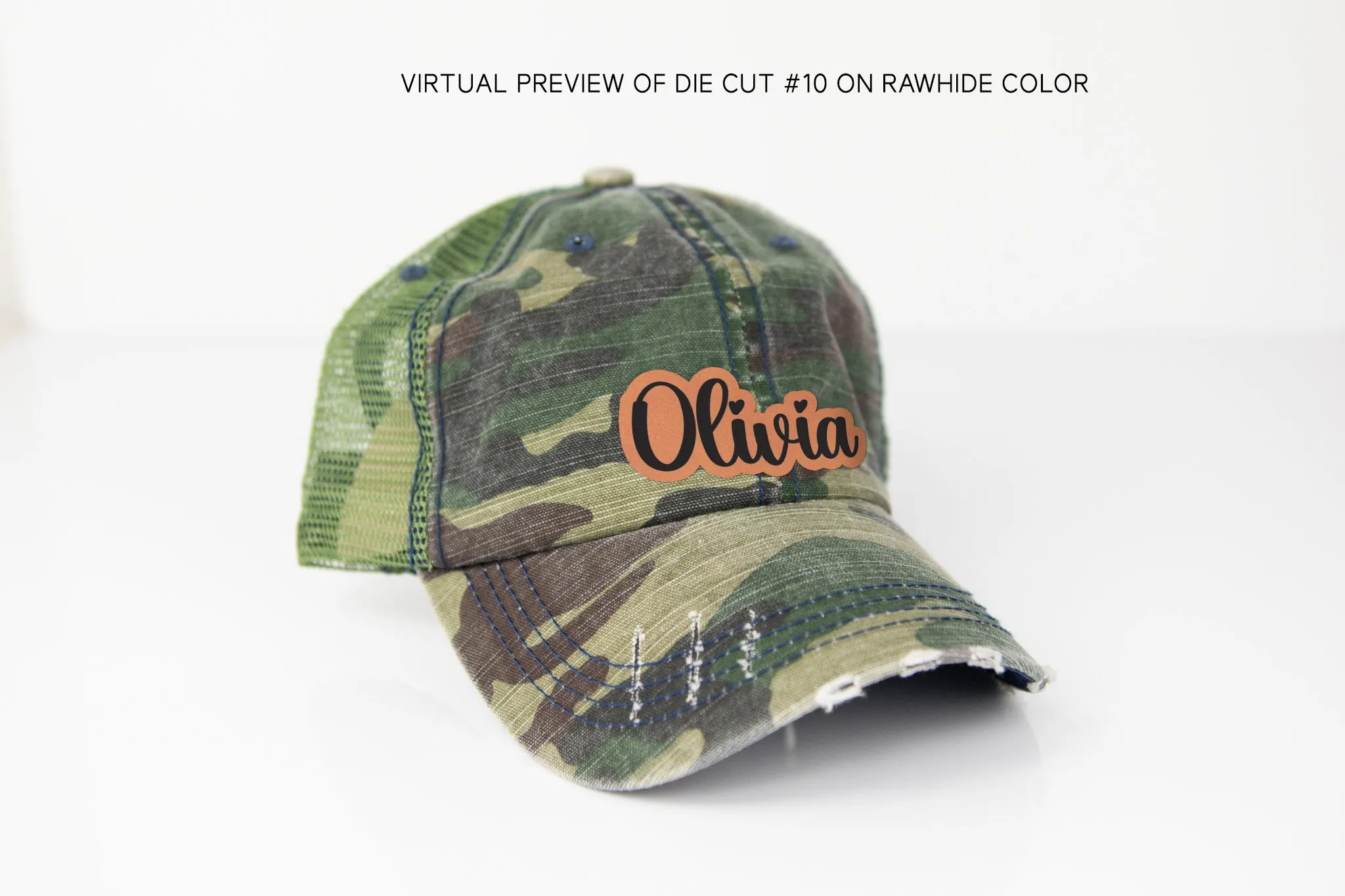 Camo Vintage Distressed Hat