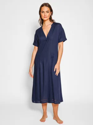 Capri Travel Dress In Navy