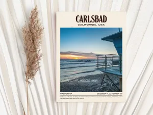 Carlsbad Vintage Wall Art, California, USA