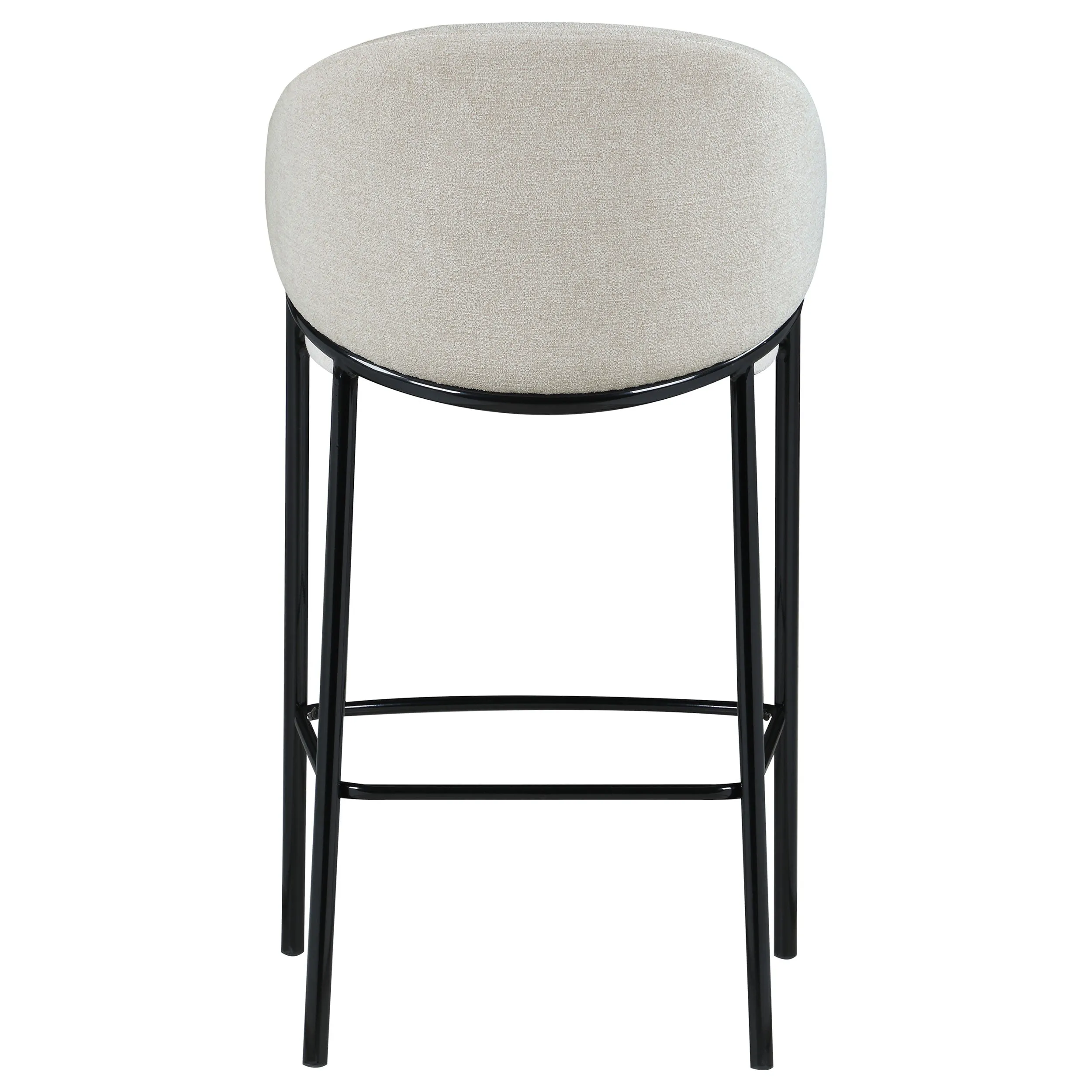 Chadwick Fabric Upholstered Bar Chair Beige (Set of 2)