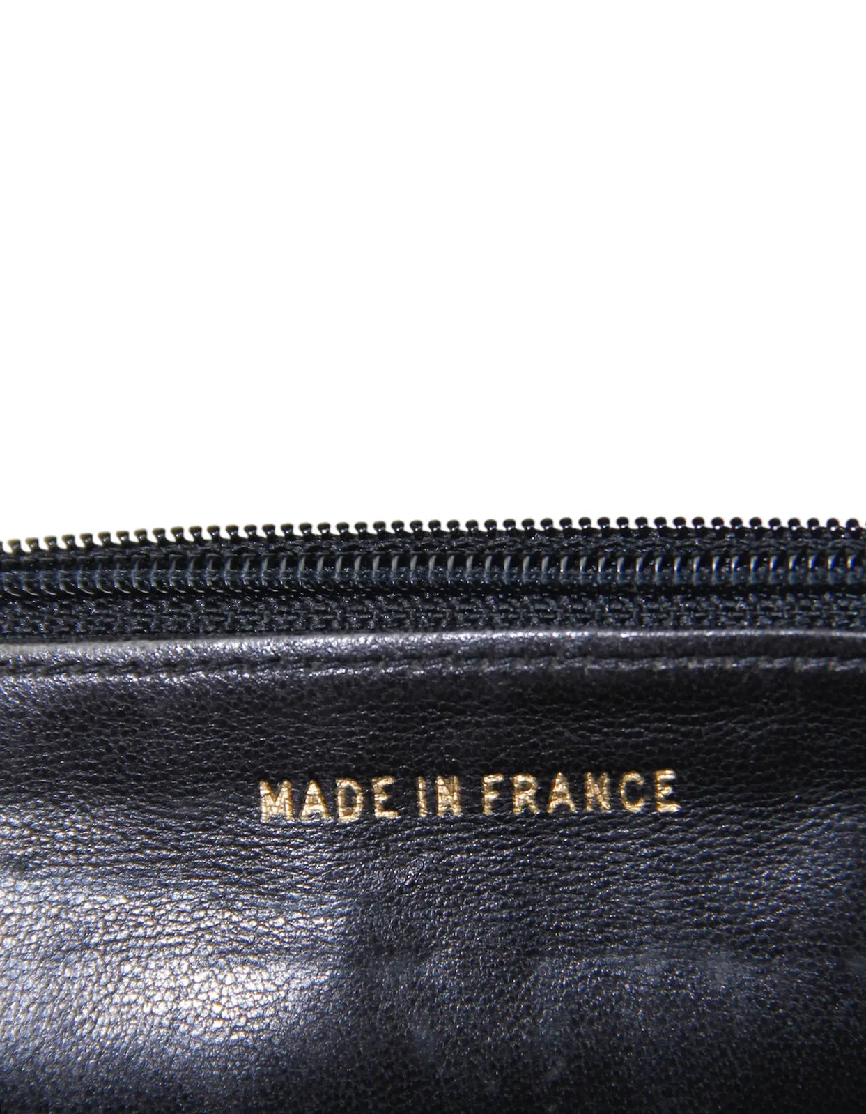 Chanel Vintage Black Wallet/Clutch AS-IS