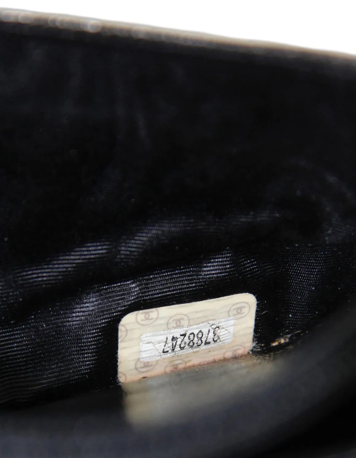 Chanel Vintage Black Wallet/Clutch AS-IS