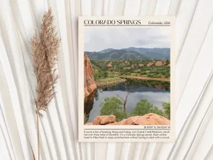 Colorado Springs Wall Art, Colorado, USA