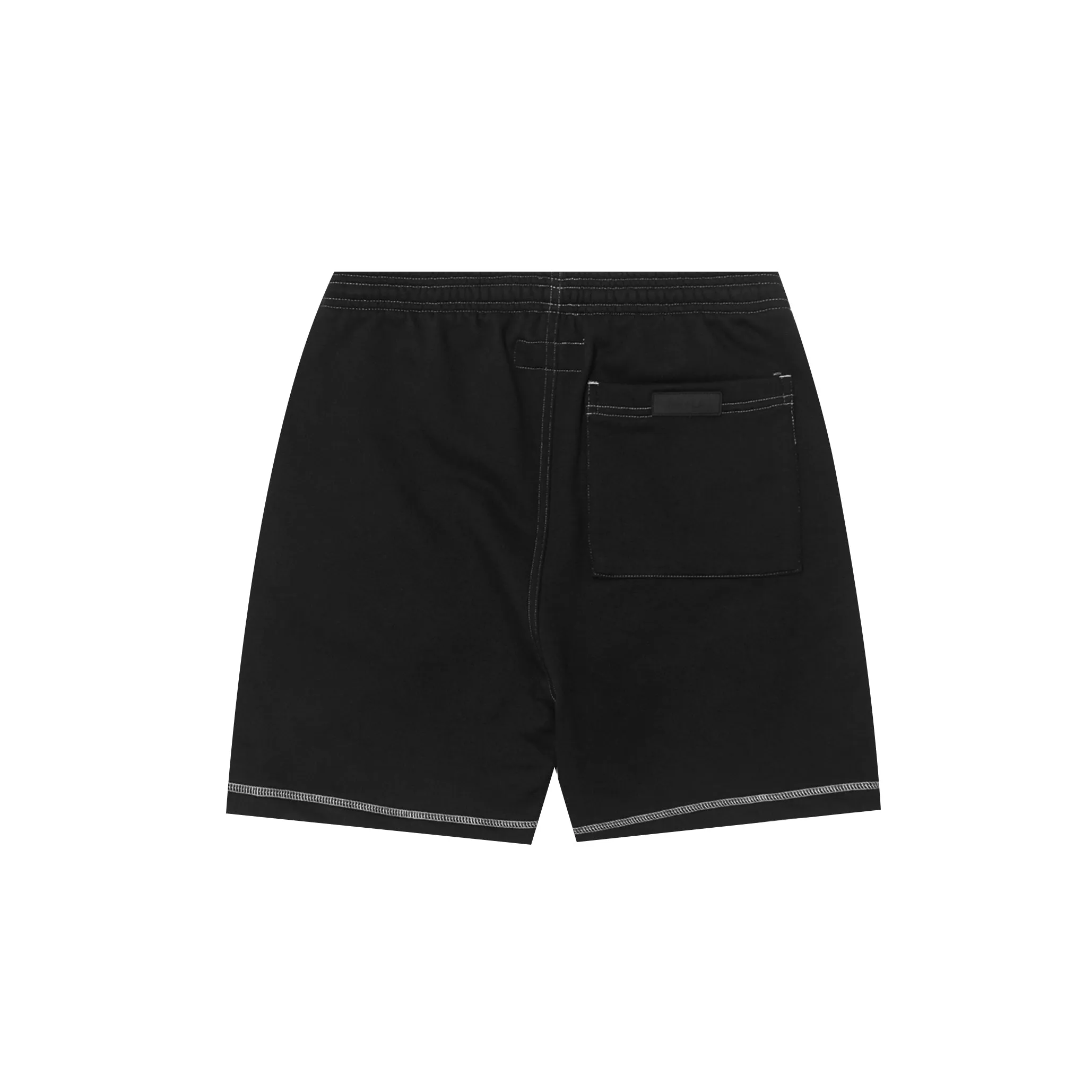 CONTRAST STITCH SWEATSHORT IN ANTHRACITE